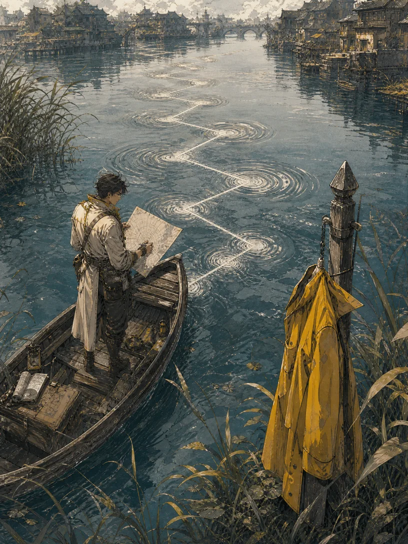 潮线地图漫画封面